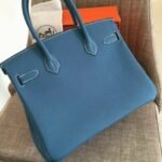 Blue Jean Replica Luxury Hermes Birkin 35cm Tote - Image 5