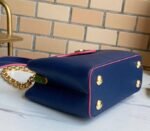 Louis Vuitton Capucines Mini Chain Bag In Navy Blue - Image 6