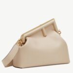 Top Quality Knockoff Fendi First Medium Bag In Beige Nappa Leather