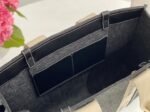 Top Quality Fake Chloe Medium Woody Tote Bag In Grey Felt - Image 8