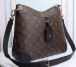 Louis Vuitton Monogram Canvas Odeon MM Bag In Black - Image 2