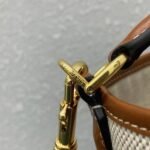Top Quality Replica Celine Bucket 16 Bag In Textile and Calfskin - Image 8