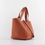 Orange knockoff Hermes Picotin Lock handbag - Image 5