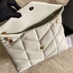 PUFFER SMALL BAG IN QUILTED SUEDE - Image 7