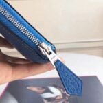 Blue Best Replica Hermes Wallet Azap Zipped - Image 7