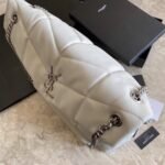 PUFFER SMALL BAG IN QUILTED SUEDE - Image 4