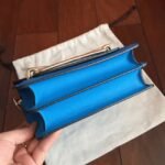 Blue hydra luxury replica Hermes Mini Sac Roulis handbag - Image 6
