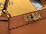 Top Quality Replica Fendi Peekaboo ISeeU Medium Bag In Brown Calfskin - Image 8