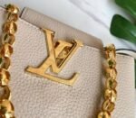 Louis Vuitton Capucines Mini Chain Bag In Beige - Image 2