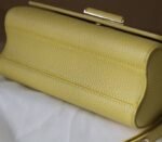 Louis Vuitton Taurillon Leather Twist MM Scrunchie Handle In Ginger Yellow - Image 4