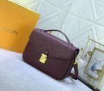 LV Monogram Empreinte Leather Metis In Wine - Image 2