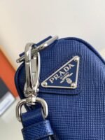 Prada Triangle Shoulder Bag Replica in Blue - Image 3