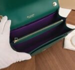 Replica Bvlgari Serpenti Forever Medium Shoulder Bag Green Calfskin - Image 5