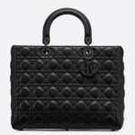 Dior Lady Dior Large Bag Knockoff in Black