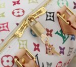 LV X TM Multicolored Speedy Bandouliere 25 In White - Image 7