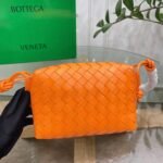 Faux Bottega Veneta Loop Small Bag Orange - Image 4