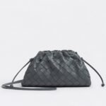 Fake Bottega Veneta Mini Pouch with Strap Thunder