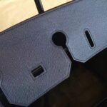 Sapphire Knockoff Hermes Birkin 35cm Elegant Tote - Image 7