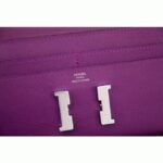 Purple fake designer Hermes Constance wallet - Image 4