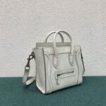 Celine Nano Luggage Tote Bag Replica in White - Image 5