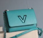 Louis Vuitton Epi Leather Twist MM Bag In Celestial Blue - Image 3