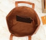 Louis Vuitton Low Key Cabas MM Bag In Cognac Brown - Image 5