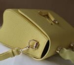 Louis Vuitton Taurillon Leather Twist MM Scrunchie Handle In Ginger Yellow - Image 6