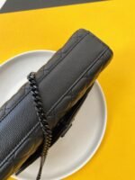 Replica Saint Laurent Envelope Small Black Bag with Black Hardware - Image 7