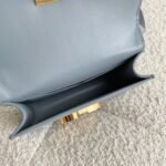 Dior 30 Montaigne Micro Bag Knockoff in Grey Box Calfskin - Image 2