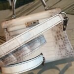 Himalaya Niloticus Crocodile Replica Hermes Kelly 28cm Rare Edition - Image 3