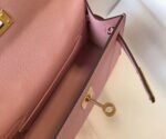 Hermes Kelly Mini II Bag Fake in Mauve Sylvestre - Image 7