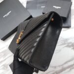 MONOGRAM SHOULDERBAG IN QUILTED GRAIN DE POUDRE EMBOSSED LEATHER - Image 4