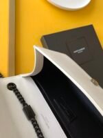 KATE SMALL CHAIN BAG IN GRAIN DE POUDRE EMBOSSED LEATHER - Image 4