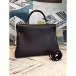 Cafe Clemence Replica Hermes Kelly 35cm Handbag Elegant Brown - Image 3