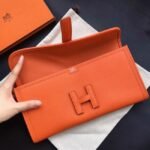 Orange Fake Hermes Jige Elan 29 Colorful Handbag - Image 5