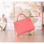 Flamingo Epsom Imitation Budget Hermes Kelly 20cm Purse - Image 3