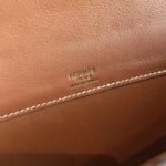 Gold Swift Knockoff Hermes Kelly Cut Clutch Sophisticated Clutch - Image 3