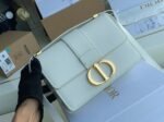 Dior 30 Montaigne Medium Bag Fake in White Box Calfskin - Image 9