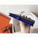 Taupe Electric Blue Epsom Replica Hermes Bearn Wallet - Image 5