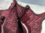 Dior Mini Book Tote Bag Replica in Bordeaux Velvet Oblique Embroidered - Image 5