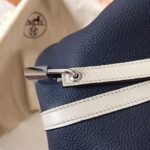 Bicolor sapphire replica Hermes Picotin Lock 22cm handbag - Image 5