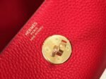 Fake designer Hermes Lindy Mini handbag in red - Image 4