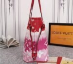 Louis Vuitton Seasonal Escale Neverfull MM Tote In Rouge Red - Image 5