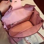 Pink Hermes Birkin 25cm Luxury Designer Knockoff Bag - Image 4