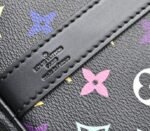 LV X TM Multicolored Keepall Bandouliere 50 In Black - Image 7