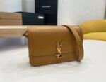 Fake Saint Laurent Medium Solferino Bag Camel Calfskin - Image 5
