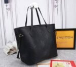 Louis Vuitton Monogram Empreinte Neverfull MM Tote In Black - Image 2