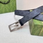 Square G reversible leather belt - Image 4