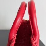Top Quality Fake Bottega Veneta Cabat Mini Bag In Red Intrecciato Lambskin - Image 10