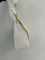 Prada Re-Edition Crochet Bag Fake in White - Image 8